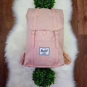 Herschel Retreat Backpack Pink Polka Cameo Rose/Rubber